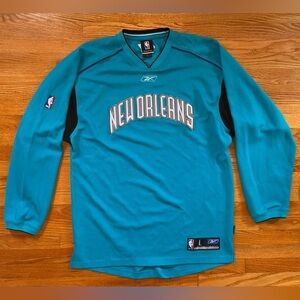 Reebok NBA New Orleans Hornets 2000s Shooting Shirt Large